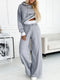 Ensemble pour femmes avec sweat à capuche et pantalon de survêtement - Confortable, élégant et polyvalent