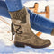 Waterproof Snow Boots for Women - Mid-Calf Winter Boots with Non-Slip Sole