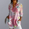 Classic blouse in quality fabric with handmade details, perfect for autumn.