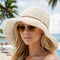 Chapeau de soleil pliable à bord large et ajustable