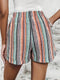 Felice - Short à rayures contrastées