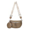 Noble Dark Taupe Suede Bags for Women - Elegant and Stylish