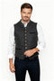 Gilet gris traditionnel élégant pour homme