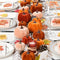 PumpkinPatch | 12-piece set of artificial velvet pumpkins - autumn foam decoration & Halloween table decor