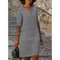Printed Autumn Dress for Women | Mini