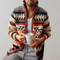 Gilet zippé classique en maille pour homme