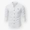 Callum - Chemise en lin pour homme | Chemise légère d'automne avec patte de boutonnage classique