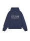Sweat à Capuche Bleu avec Imprimé "For the Culture"