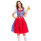 Sukienka Dirndl w kratę z fartuszkiem | Oktoberfest