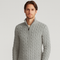 Pull de luxe pour homme à demi-zip et col montant