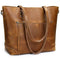 Vintage tote bag for women - Classic leather shoulder bag