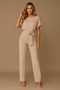 Mira - Mono elegante para mujer con cinturón para atar, especial otoño