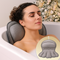 LuxieSpa 4D Luxury Bath Pillow - Breathable Pillow with Neck and Back Support for a Relaxing Bath