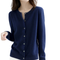 Gisela Cardigan | Mjuk knäppt kashmircardigan