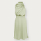 Robe Satinée Élégante avec Décolleté Halter pour Femmes - Spéciale Automne