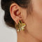 Juliette – Boucles d'oreilles Fleur Vintage en or