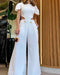 Chiara | Salopetă de toamnă elegantă pentru femei cu top body și pantaloni largi