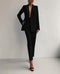 Ensemble deux pièces pour femmes avec blazer et pantalon slim