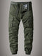 Paweł Cargo Joggers pour hommes – Pantalon multi-poches brodé élégant