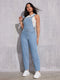 KRISTINE | Light Blue Denim Overalls with Regular Fit