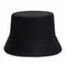 Chapeau Bob Noir Unisexe en Coton pour Toutes Saisons